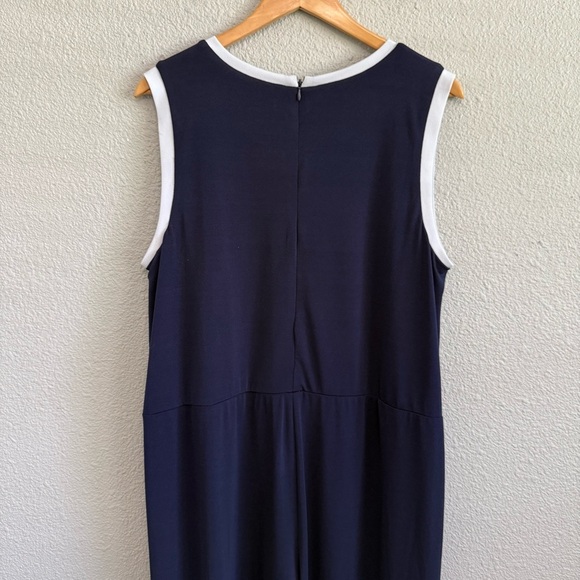 Lauren Ralph Lauren Knit Sleeveless Jumpsuit Size 2X Wide Leg - Picture 5 of 6